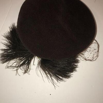 Vintage Carol - Brown  Italian Made  Calot Hat