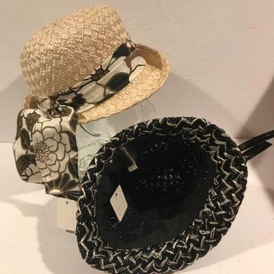 Pair  of Vintage " That Girl " style Hats