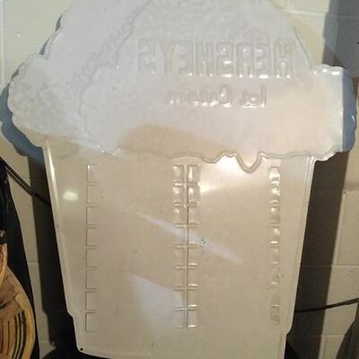 Hersheyâ€™s Metal Store Display Advertising Sign 29â€ x 34â€h. LOT A57