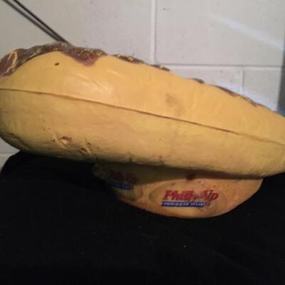 Vintage 1980s Philly-Up Philadelphia Cheesesteak Head Game Hat. LOT A52