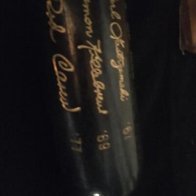 Limited Edition MVP Signed 2 lb Bat with Box. LOT A50