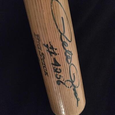 Rawlings 302F BIG STICK MLB Pete Rose Signed Bat LOT A48