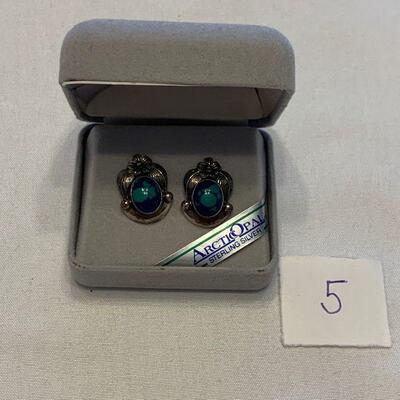 #5 Arctic Opal Earrings