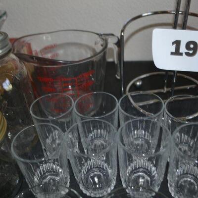 LOT 192   GLASSES AND MISC ITEMS