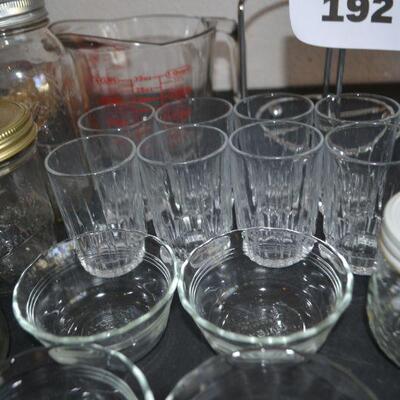 LOT 192   GLASSES AND MISC ITEMS