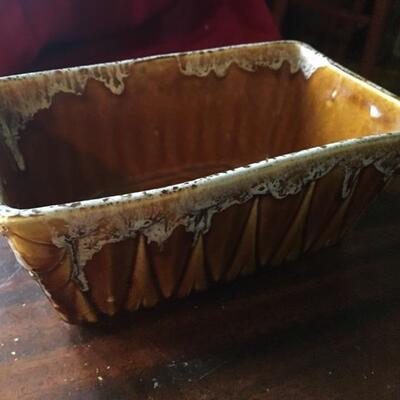 Pair of Roseville Pottery Brown Drip Glaze Planters. LOT A6