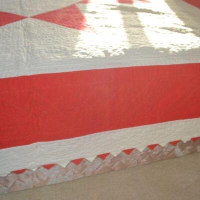 LOT 299 HOME MADE QUILT