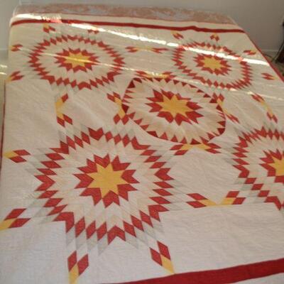 LOT 308 HOME MADE QUILT