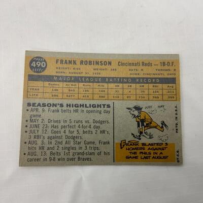 -49- ROBINSON | 1960 TOPPS Card #490 | Cincinnati Reds