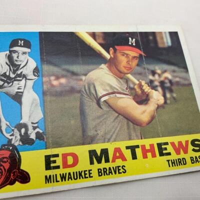 -51- MATHEWS | 1960 TOPPS Card #420 | Milwaukee Braves