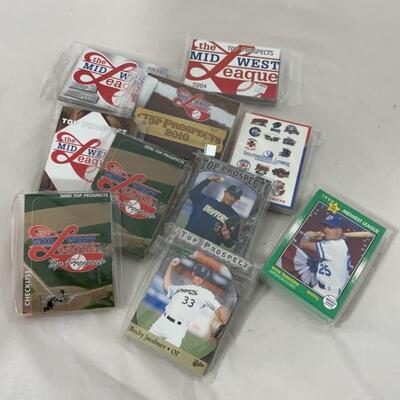 -60- Mid West League | 10 packs Top Prospects | Baseball Cards