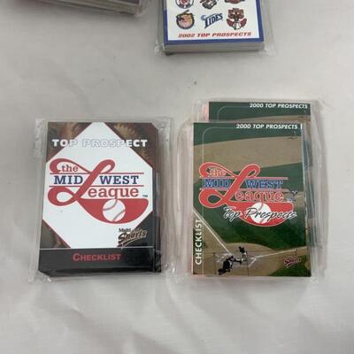 -60- Mid West League | 10 packs Top Prospects | Baseball Cards