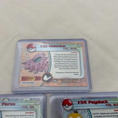 -68- 7 Holographic Pokémon Cards | TOPPS | NINTENDO | 1999/2000