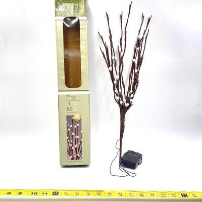 LED LIGHTED BRANCHES WITH TIMER (LOT #61)