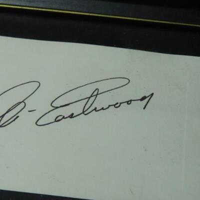 Clint Eastwood photo and autograph