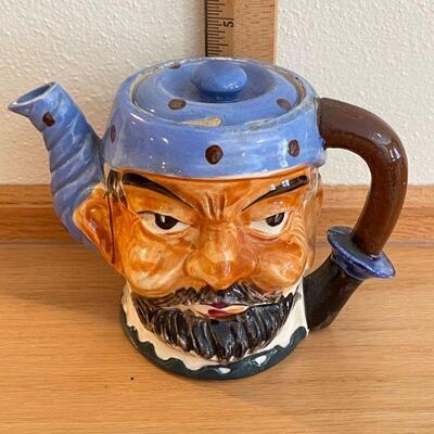 Occupied Japan Toby Mug / mini teapot Pirate 