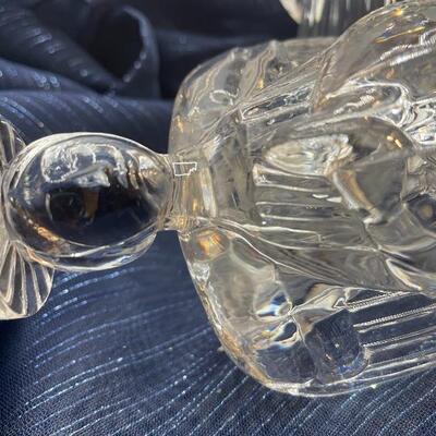 Lot #38  Crystal angels candlestick holder 