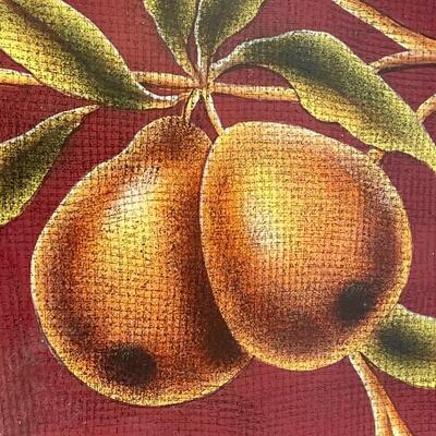 Lot #40   Pair of pear plates
