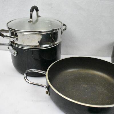 Pots & Pans by Wearever: 5 pieces plus 3 lids
