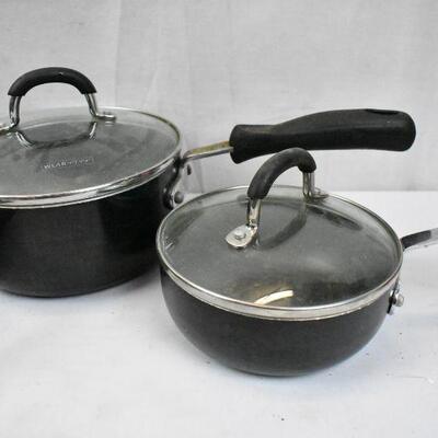 Pots & Pans by Wearever: 5 pieces plus 3 lids