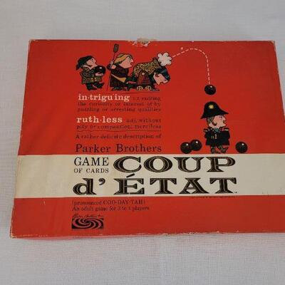 Lot 78: Vintage Coup do etat and Aquire Games