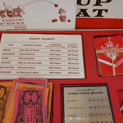 Lot 78: Vintage Coup do etat and Aquire Games