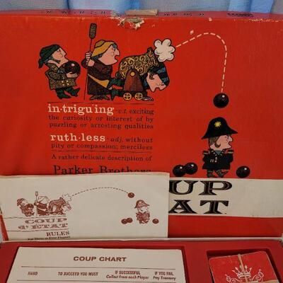 Lot 78: Vintage Coup do etat and Aquire Games