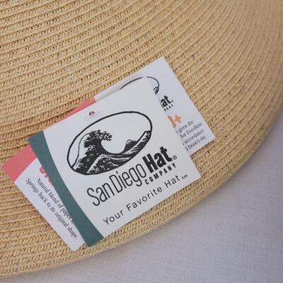 Lot 95:  (2) San Diego Wide Brim Hats