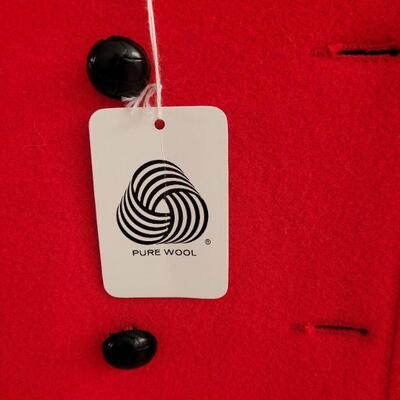 Lot 103:  New Old Stock Mackintosh Red Wool Coat