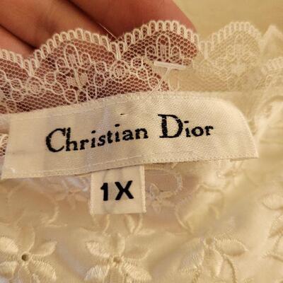 Lot 106: New Old Stock CHRISTIAN DIOR White Night Gown