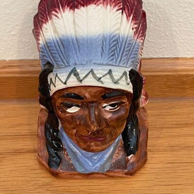 Native American bust occupied japan 