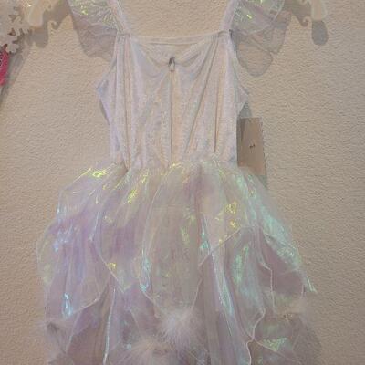 Lot 130: New Snow Princess DressUp Dress and Wand 