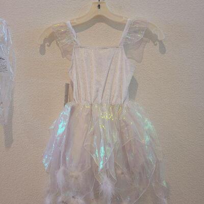 Lot 130: New Snow Princess DressUp Dress and Wand 