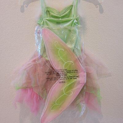 Lot 131: New Pink and Green Fairy DressUp Dress and Wings