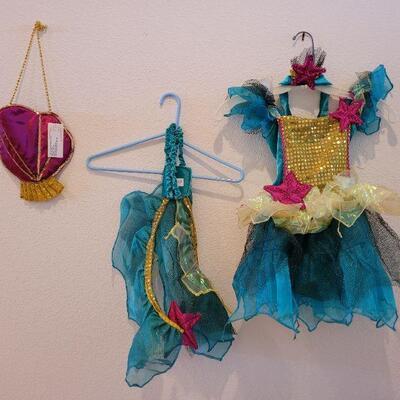 Lot 134: NEW Sea Princess DressUp Dress, Headband, Wings and Purse
