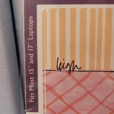 Lot 141: New Tote, Magnets, Books and Laptop Skin 