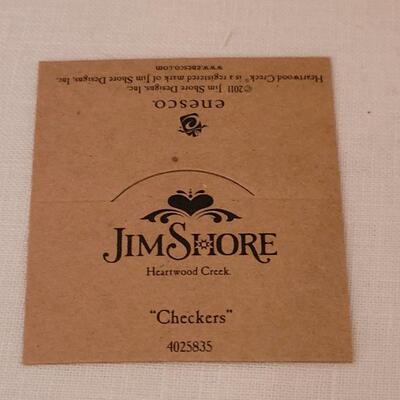 Lot 144: New Jim Shores "Checkers" 