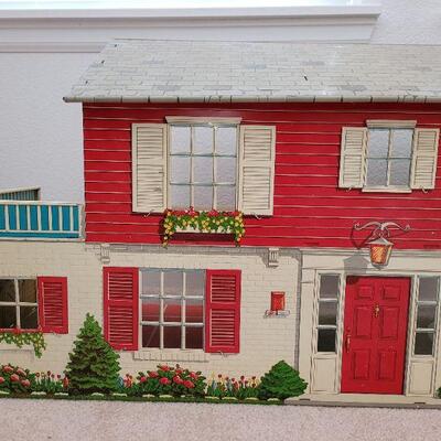 Lot 151: Vintage Modern Colonial Metal Doll House