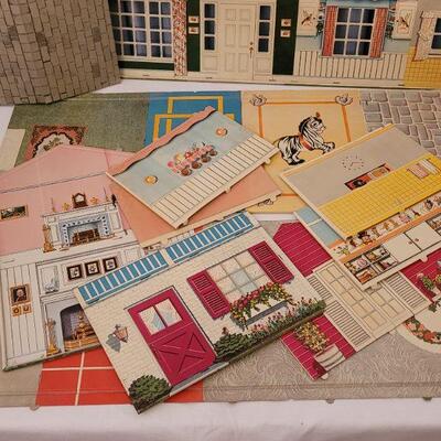 Lot 151: Vintage Modern Colonial Metal Doll House