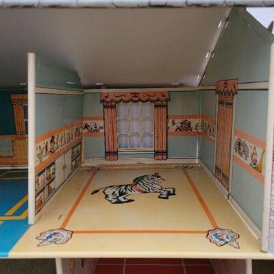 Lot 151: Vintage Modern Colonial Metal Doll House