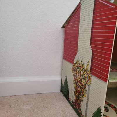 Lot 151: Vintage Modern Colonial Metal Doll House