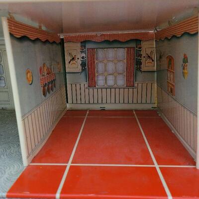 Lot 151: Vintage Modern Colonial Metal Doll House
