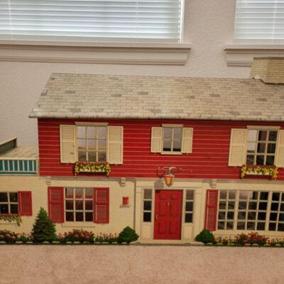 Lot 151: Vintage Modern Colonial Metal Doll House