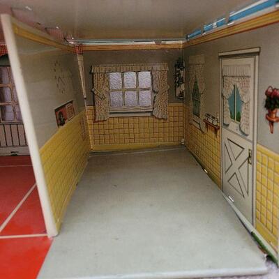 Lot 151: Vintage Modern Colonial Metal Doll House