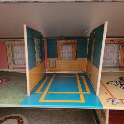 Lot 151: Vintage Modern Colonial Metal Doll House
