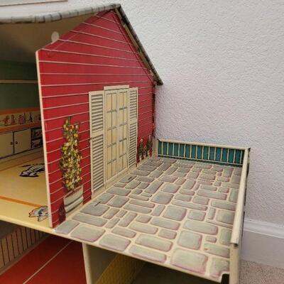 Lot 151: Vintage Modern Colonial Metal Doll House