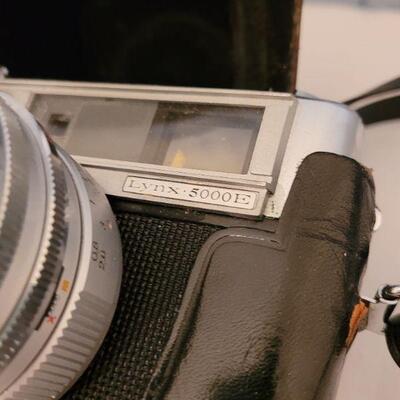 Lot 153: Vintage Yashica 35mm Camera with Box and Case