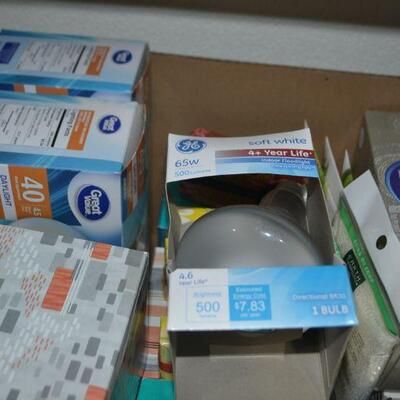 LOT 356  MISC PRODUCTS TISSUE AND LIGHT BULBS, ETC