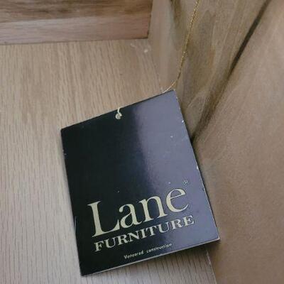 Lot 155: Vintage LANE Walnut Mid Century Modern 5-Drawer Dresser  