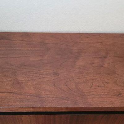 Lot 155: Vintage LANE Walnut Mid Century Modern 5-Drawer Dresser  